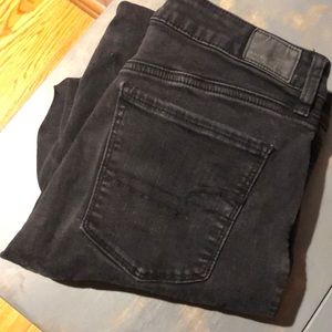 Black AE Skinny Jeans 12 LONG